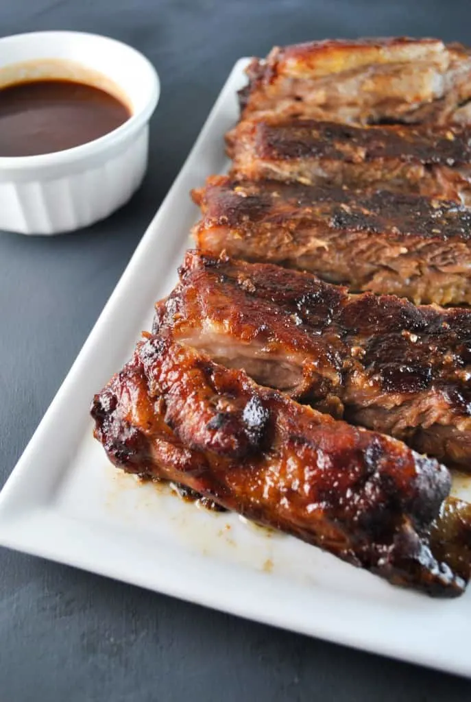 Maple Brown Sugar BBQ Ribs - The Culinary Compass