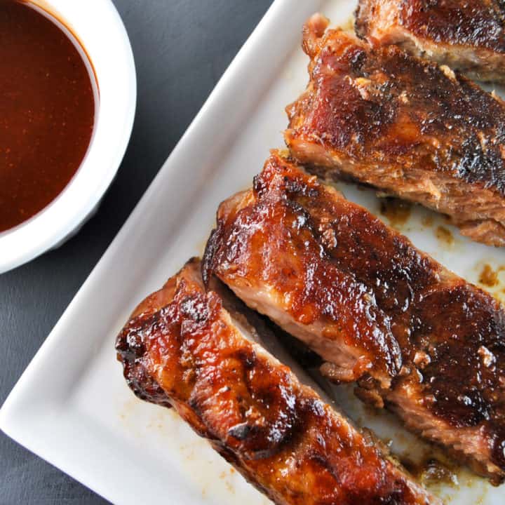 Maple Brown Sugar BBQ Ribs