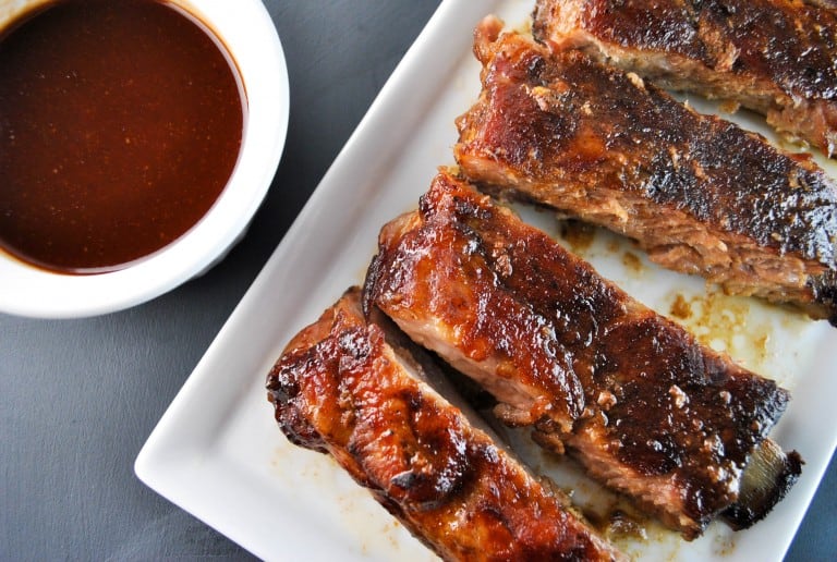 Maple Brown Sugar BBQ Ribs
