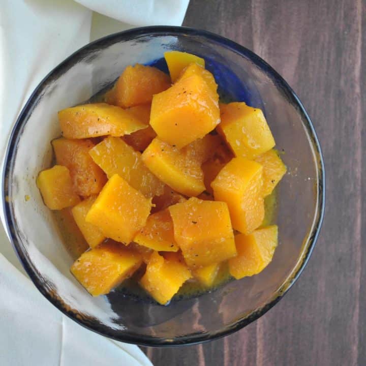 Maple Cayenne Roasted Butternut Squash