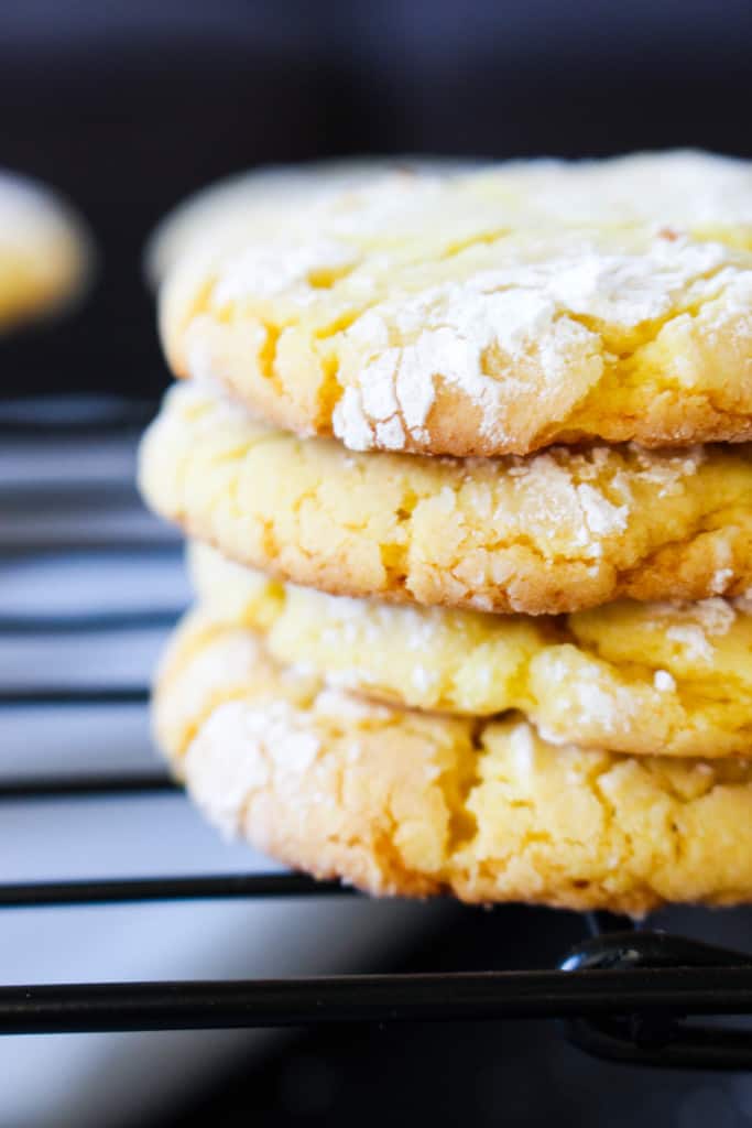 Lemon Crinkle Cookies - The Culinary Compass