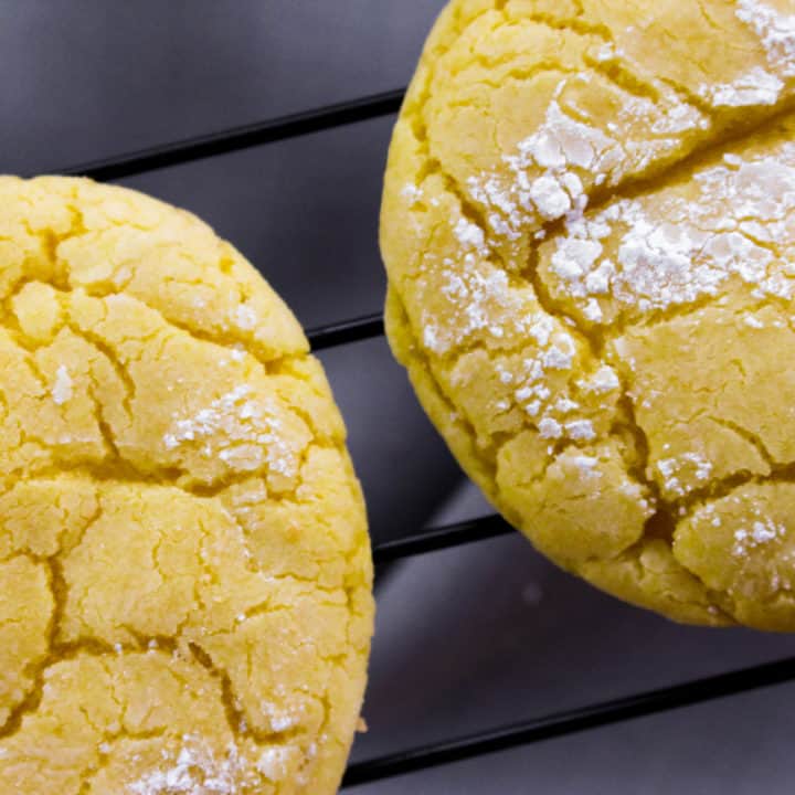 Lemon Crinkle Cookies