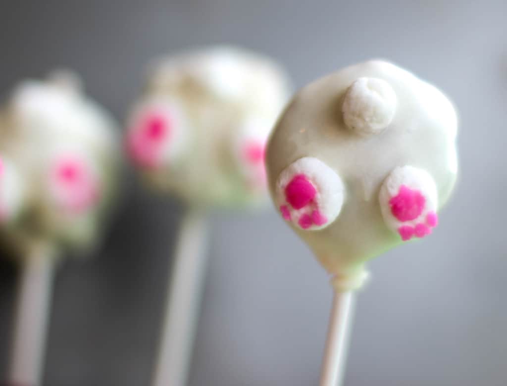 Bunny Bum Cake Pops - The Culinary Compass