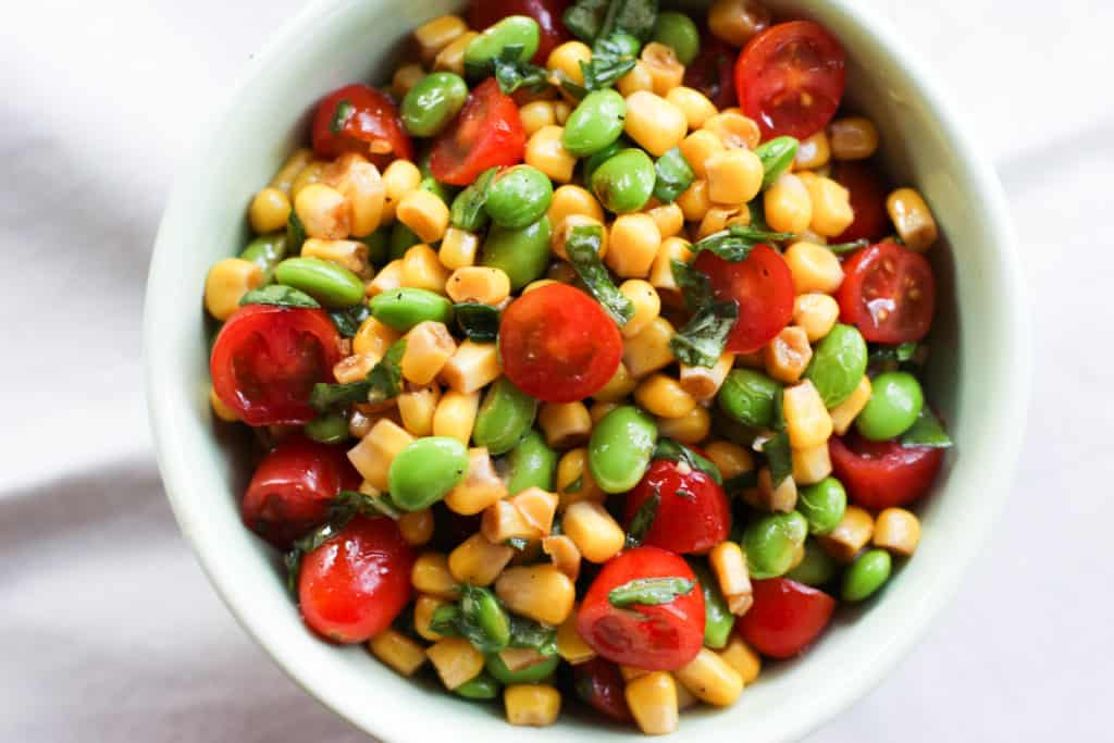 Corn Edamame Salad