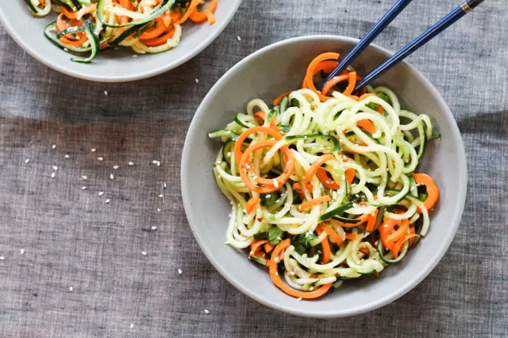 Asian Cucumber and Carrot Salad 