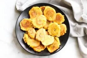 These Fried Plantains are really easy to make and are perfect for thoughts of a Caribbean summer!