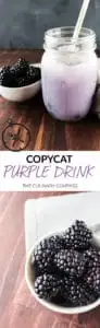 Here's the easiest way to make the Starbucks Purple Drink at home!