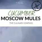 This Cucumber Moscow Mule is a refreshing, summery take on the classic!