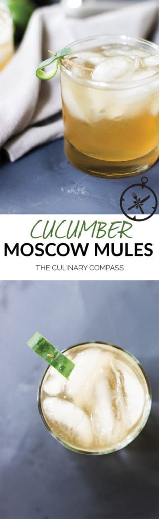 This Cucumber Moscow Mule is a refreshing, summery take on the classic!