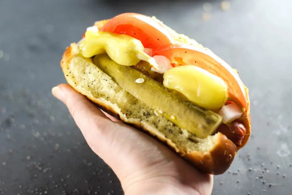 Get transported to the Windy City with this Chicago Style Hot Dog!