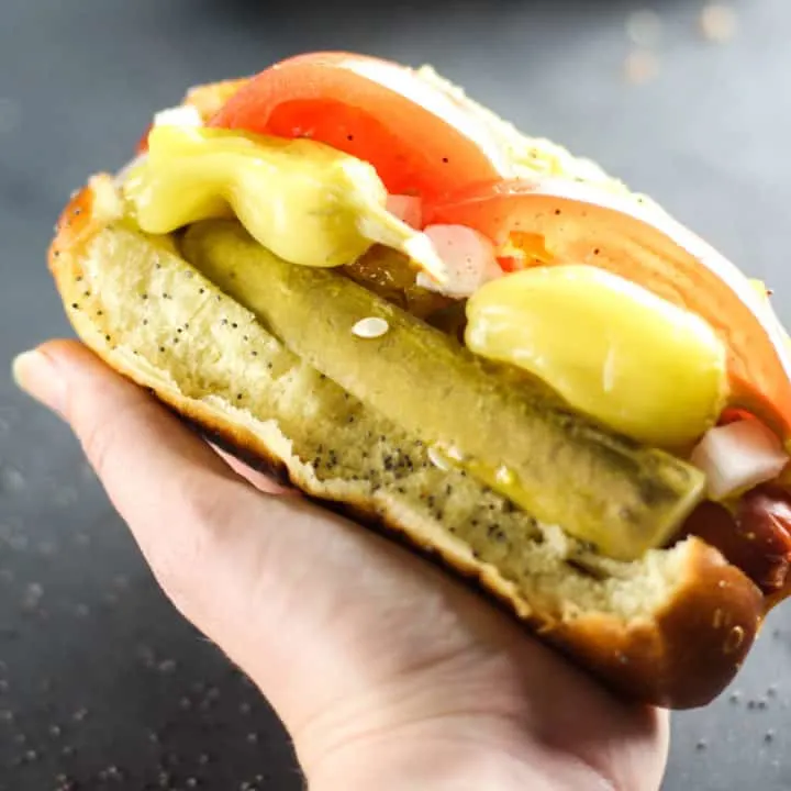 Get transported to the Windy City with these Chicago Style Hot Dogs!