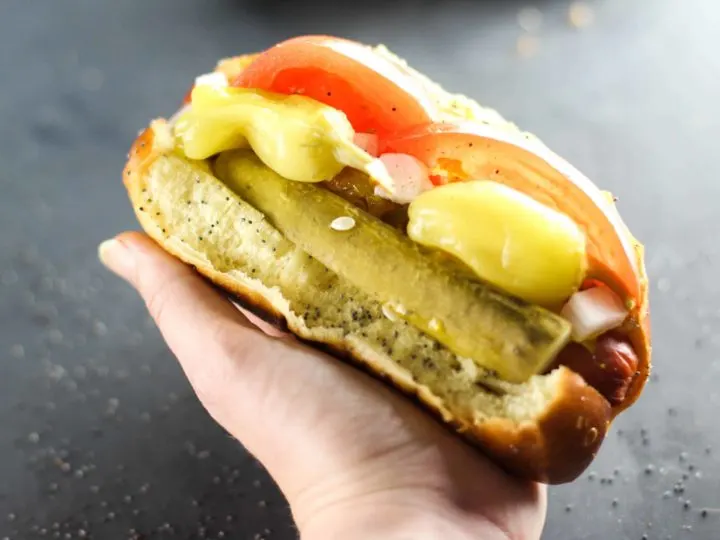 Get transported to the Windy City with these Chicago Style Hot Dogs!