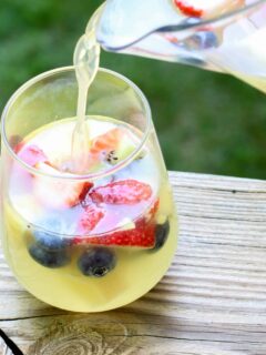 This Summer Sangria is the perfect way to cool off on these hot summer days!