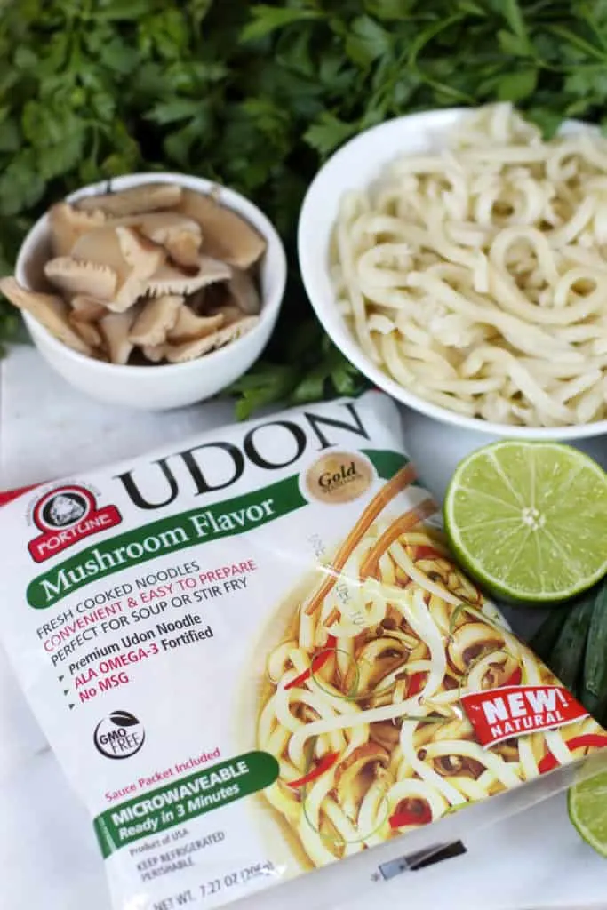 Try this Steak and Udon Noodle Salad with Chimichurri Sauce for a light and refreshing dish!