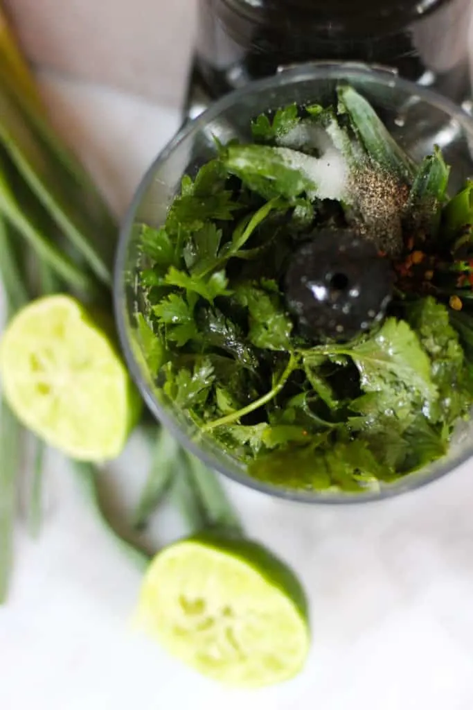 Try this Steak and Udon Noodle Salad with Chimichurri Sauce for a light and refreshing dish!