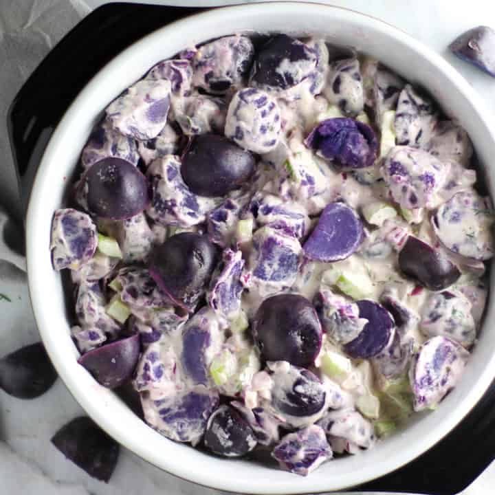 Purple Potato Salad