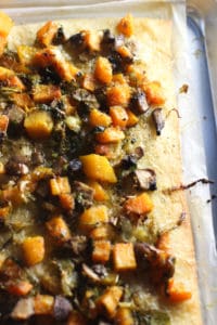 This Fall Veggie Pizza is packed with warm fall flavors and is so easy to make!