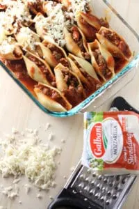 These Sausage Caprese Stuffed Shells are full of flavor and easy to make!