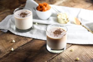 This White Chocolate Pumpkin Martini makes for the perfect dessert drink for your fall holiday gatherings!