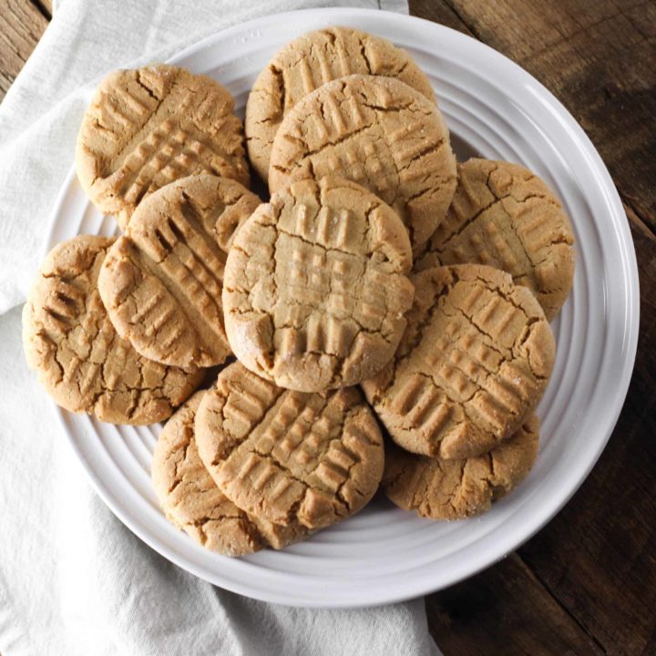 These Classic Peanut Butter Cookies are easy to make and will always be a crowd-pleaser!