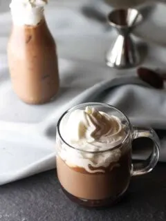 This Hazelnut Mocha is such an easy drink to make. You can never go wrong with a hazelnut, chocolate, and coffee combo!