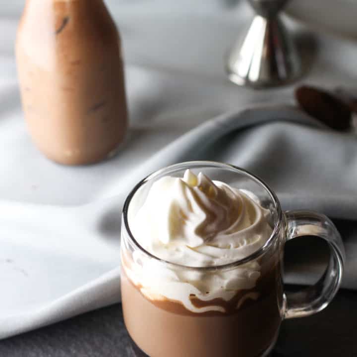 This Hazelnut Mocha is such an easy drink to make. You can never go wrong with a hazelnut, chocolate, and coffee combo!