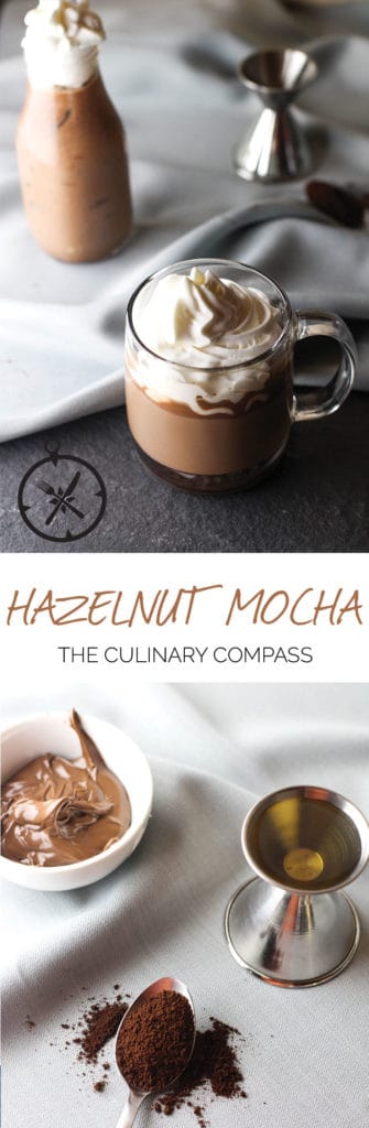 This Hazelnut Mocha is such an easy drink to make. You can never go wrong with a hazelnut, chocolate, and coffee combo!