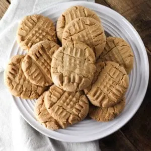 These Classic Peanut Butter Cookies are easy to make and will always be a crowd-pleaser!