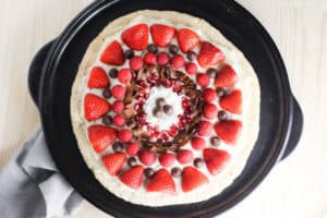 This Fruit Pizza is so easy to throw together and perfect to dress up for any occasion!