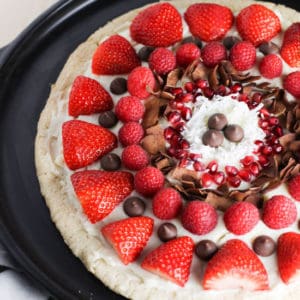 This Fruit Pizza is so easy to throw together and perfect to dress up for any occasion!