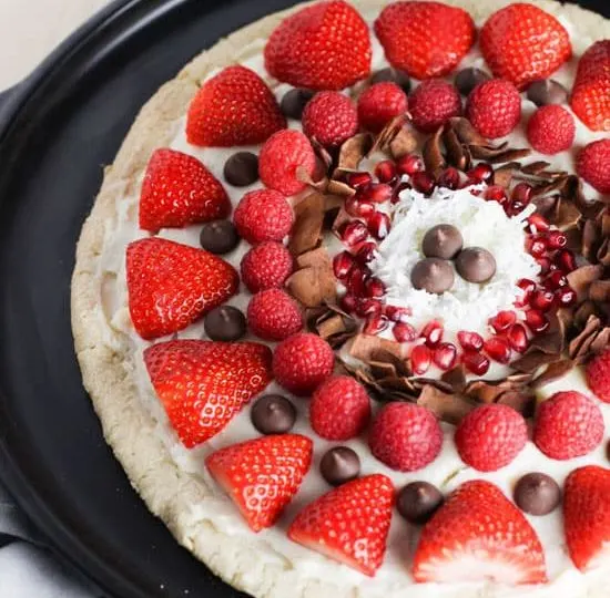 This Fruit Pizza is so easy to throw together and perfect to dress up for any occasion!