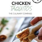 These Chicken Taquitos are full of flavor and make for a great snack or appetizer!