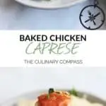 This Baked Chicken Caprese is full of bright summery flavors and is so easy to throw together!