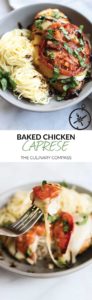 This Baked Chicken Caprese is full of bright summery flavors and is so easy to throw together!