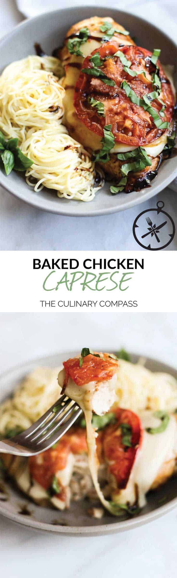 Baked Chicken Caprese - The Culinary Compass