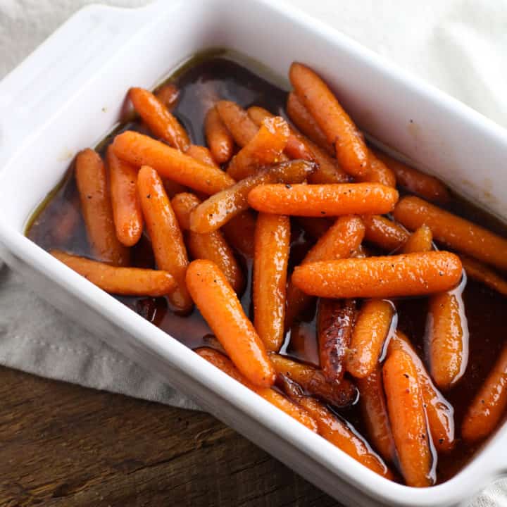 These Honey Braised Carrots are the perfect side dish for Easter! Full of flavor and so easy to make. They’ll be sure to be a crowdpleaser!