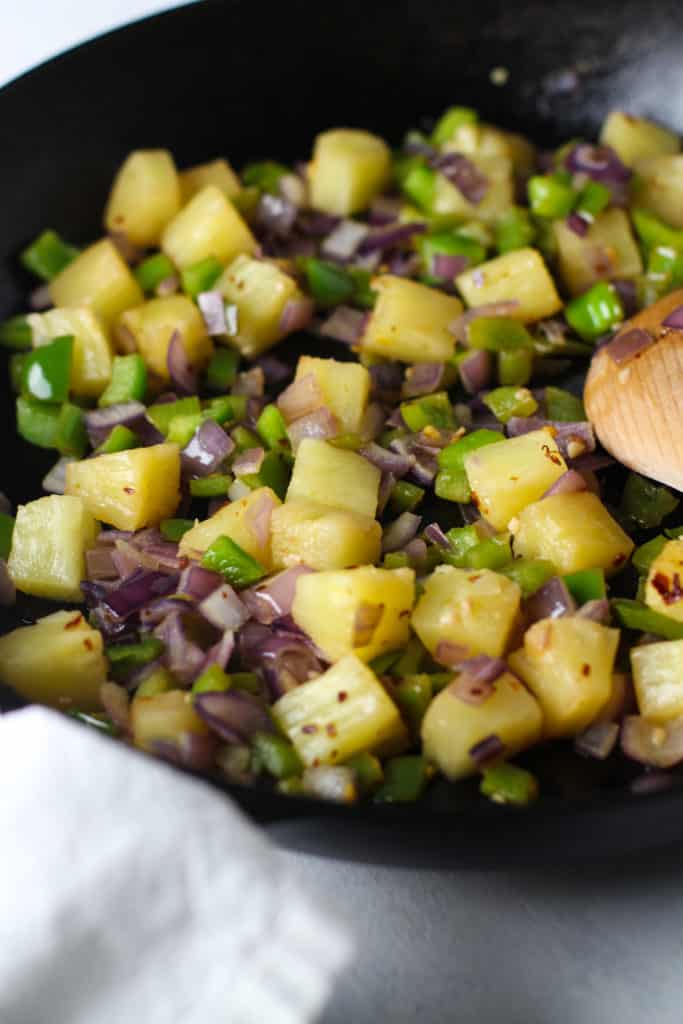 These Pineapple Chicken Meal Prep Bowls are flavorful and perfect to prep for the week!