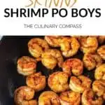 Skinny Shrimp Po Boy - The Culinary Compass