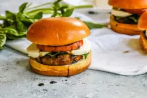 These Caprese Turkey Burgers are the perfect light and flavorful burger for the summer!