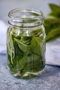 This Cantaloupe Basil Cooler is light, refreshing, and summer in a glass!