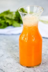 This Cantaloupe Basil Cooler is light, refreshing, and summer in a glass!