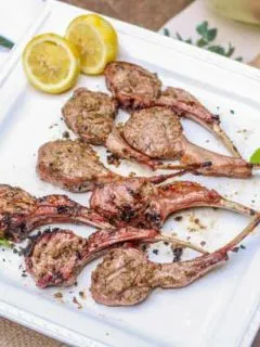 Impress your guests at your next get together with these Mint Marinated Aussie Lamb Chops!