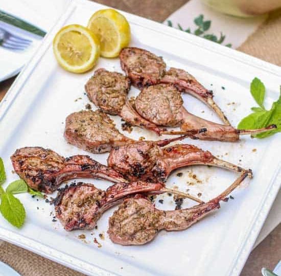 Impress your guests at your next get together with these Mint Marinated Aussie Lamb Chops!