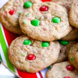 My Mom's M&M Cookies are easy to make and are sure to be a crowd pleaser!