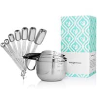 Stainless Steel Measuring Cups and Spoons