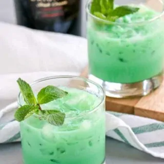 It only takes three ingredients to make this Baileys Grasshopper which is light and refreshing.