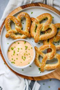 This Beer Cheese Dip is so quick and easy to make and only takes 3 ingredients!