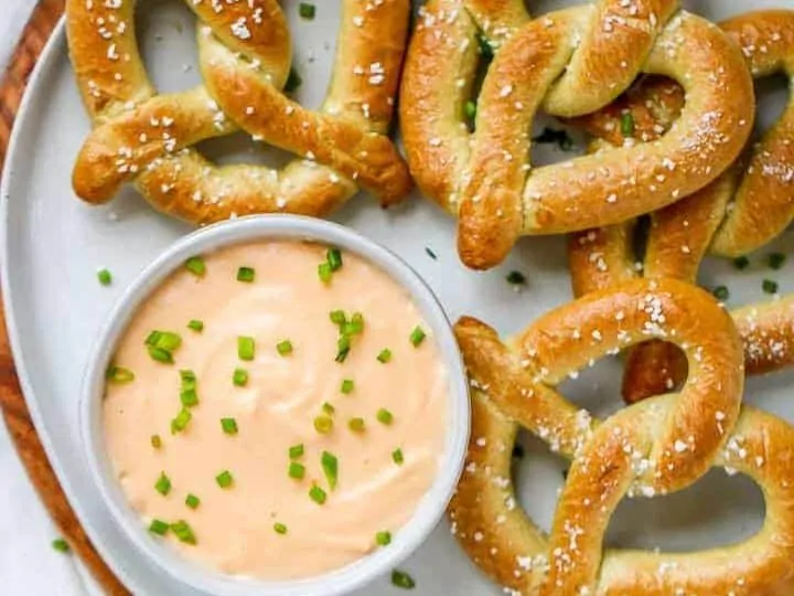 This Beer Cheese Dip is so quick and easy to make and only takes 3 ingredients!