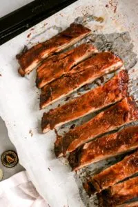 These slow roasted Guinness BBQ Ribs are easy to make and are so tender with many layers of flavors.