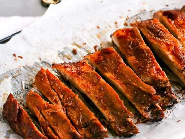 These slow roasted Guinness BBQ Ribs are easy to make and are so tender with many layers of flavors.